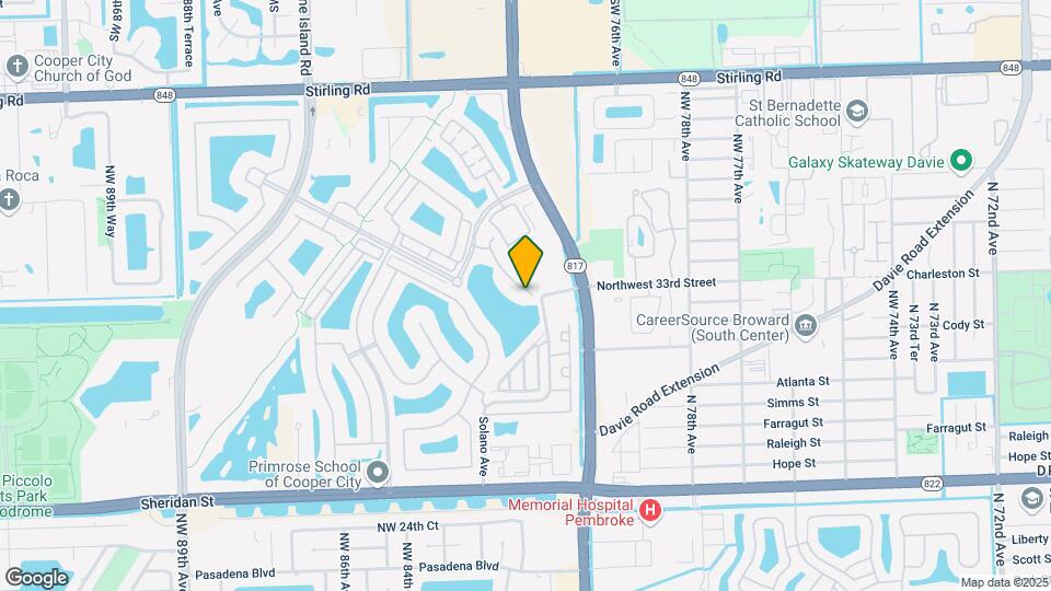 3492 NW 82nd Dr Map and Location Details