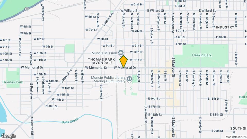 403 W Memorial Dr Map and Location Details