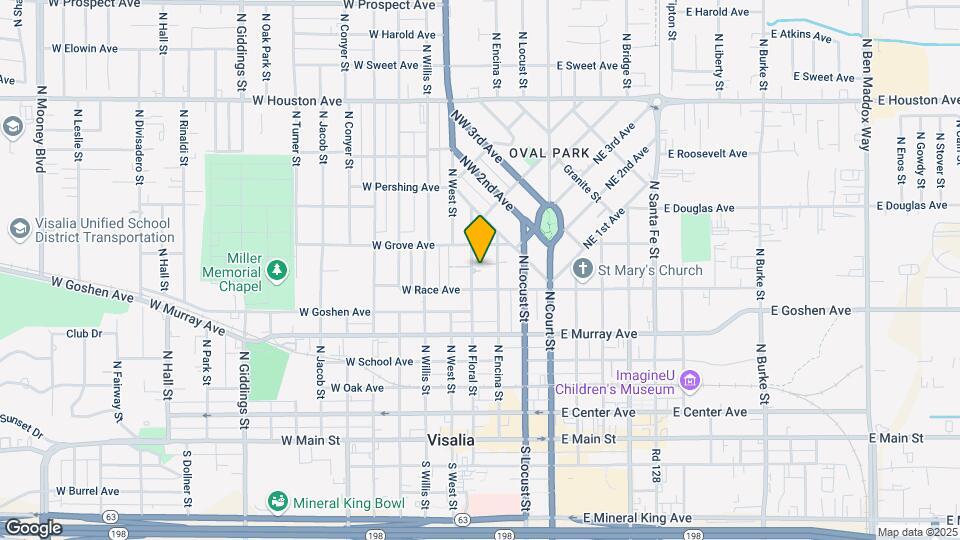 718 N Floral St, Unit 11 Map and Location Details