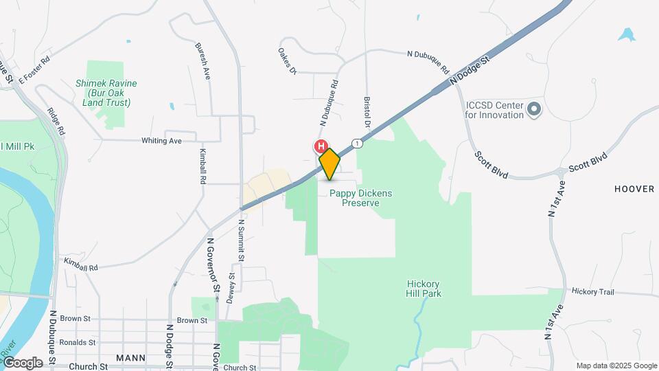 1255 Dodge Street Ct Mapa y Detalles de la Ubicación