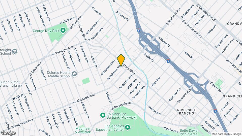 312 W Valencia Ave Mapa y Detalles de la Ubicación