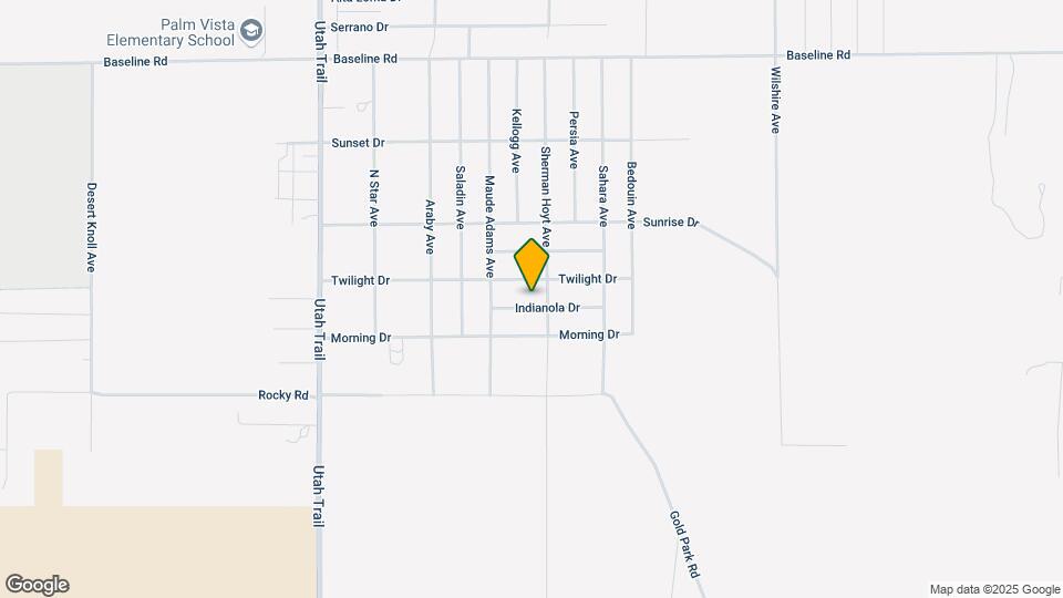 74874 Indianola Dr Mapa y Detalles de la Ubicación