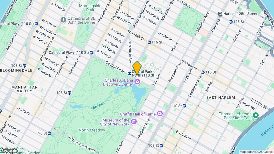 45 W 110th St Map and Location Details