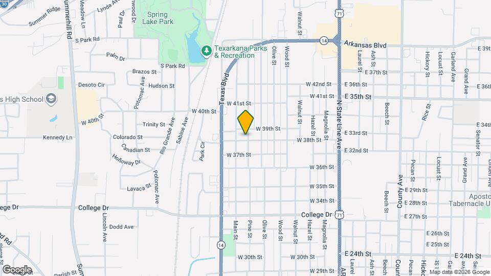 3801 Pine St Map and Location Details