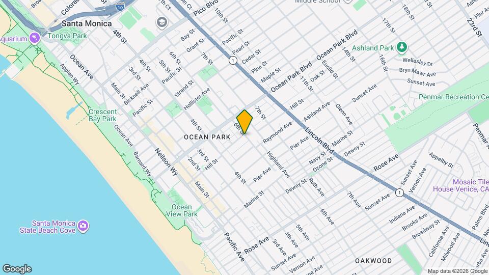 2702 6th St, Unit 3 Mapa y Detalles de la Ubicación