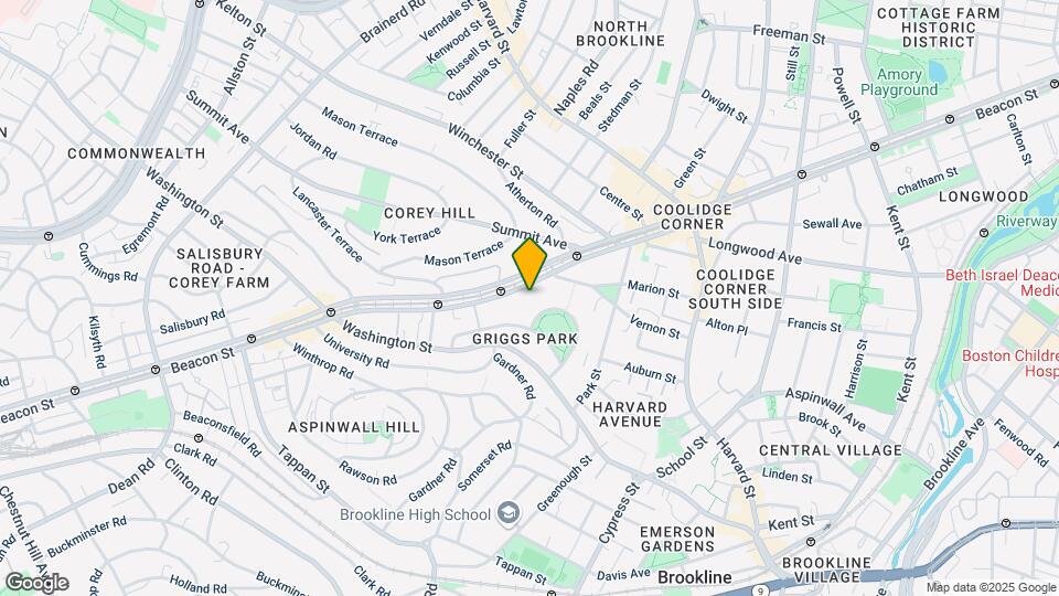 1463 Beacon St, Unit 3 Mapa y Detalles de la Ubicación