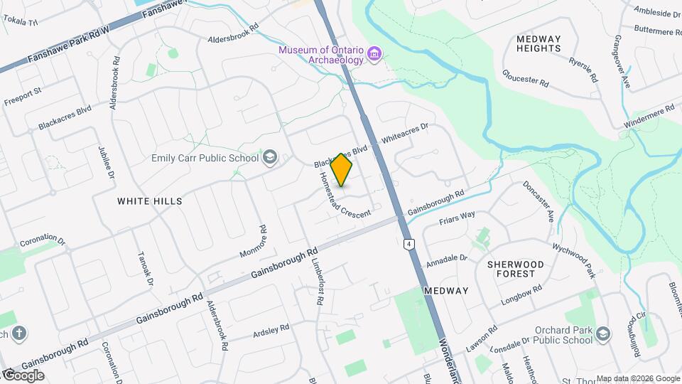 52 Key Hill Rd Map and Location Details