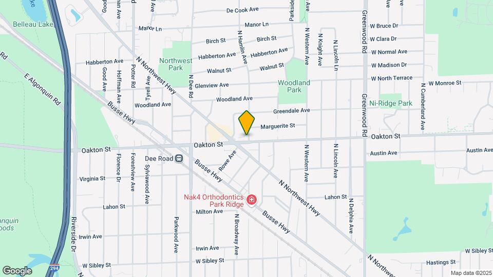 1900 Oakton St Mapa y Detalles de la Ubicación