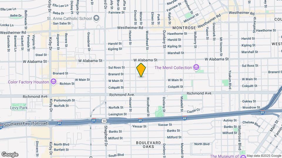 1824 W Main St-Unit -1/2 Map and Location Details