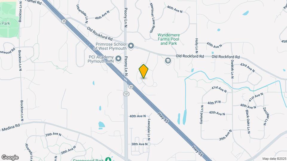 4220 Merrimac Ln N Map and Location Details