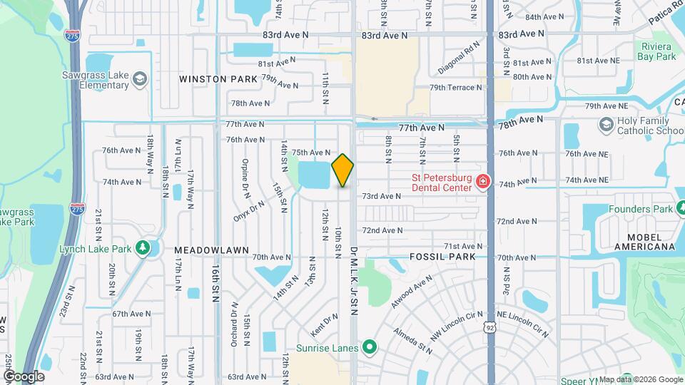 7325 10th St N Mapa y Detalles de la Ubicación