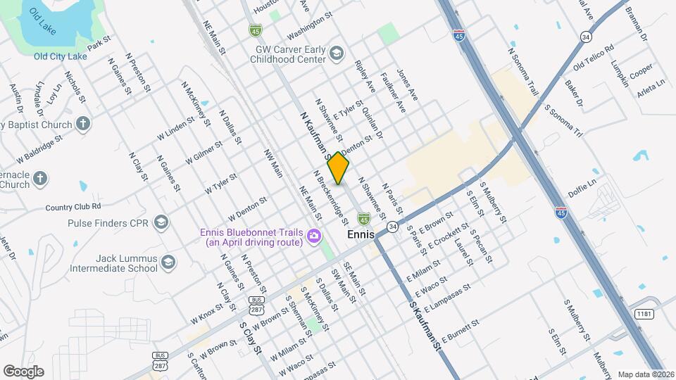 206 E Belknap St Mapa y Detalles de la Ubicación