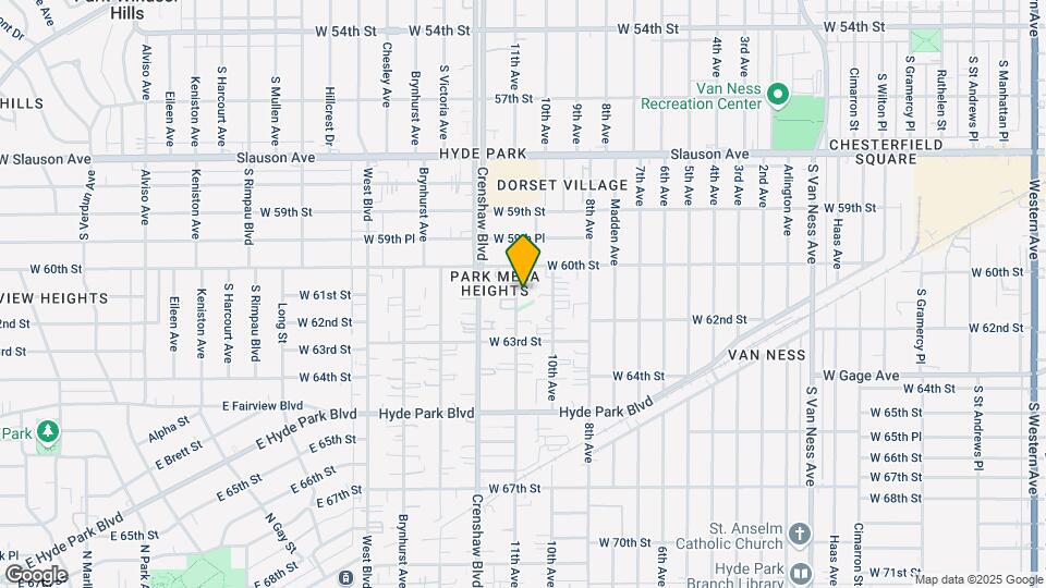 6100 11th Ave Mapa y Detalles de la Ubicación