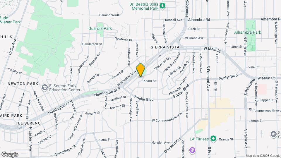 3945 1/2 Lowell Ave Map and Location Details