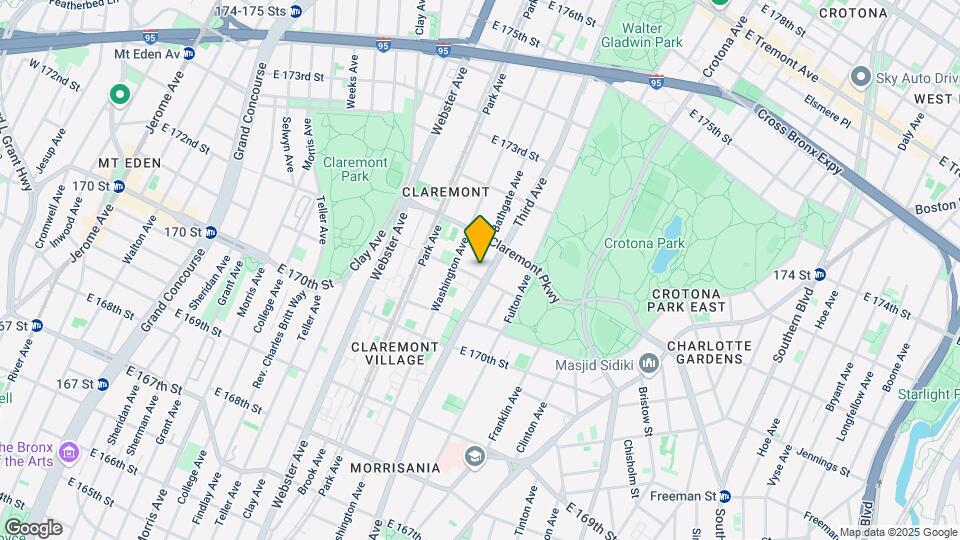517 E 171st St Map and Location Details