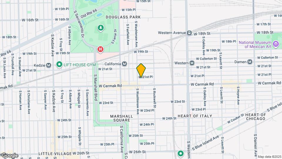 2649 W 21st Pl Map and Location Details