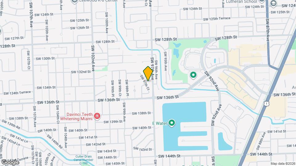 13371 SW 97th Ct Map and Location Details