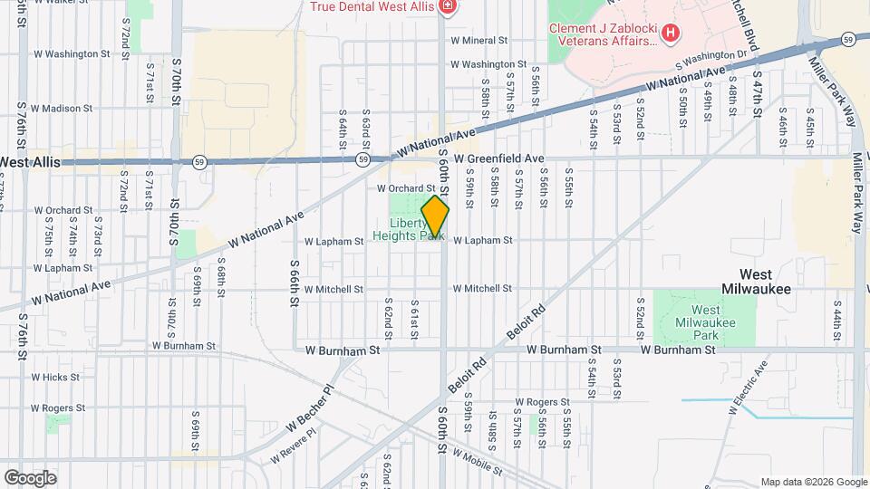 6009 W Lapham St, Unit 6009 Map and Location Details