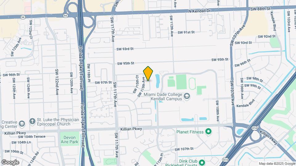 9724 SW 114th Ct Map and Location Details