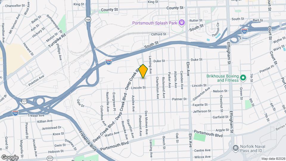 1706 Des Moines Ave Map and Location Details