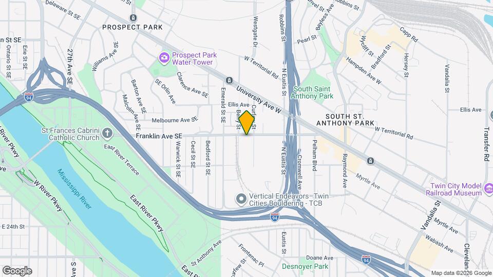 2534 Franklin Ave Map and Location Details