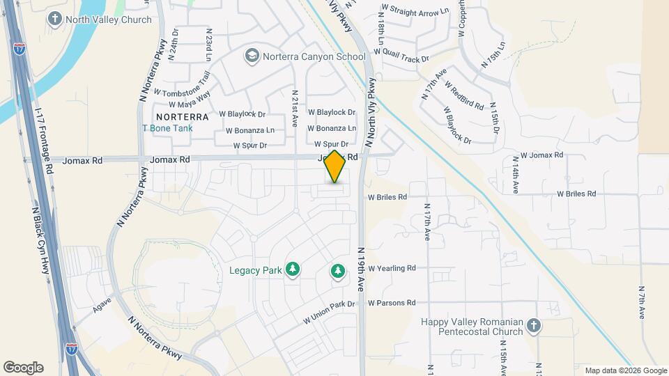 1941 W Holden Dr Map and Location Details