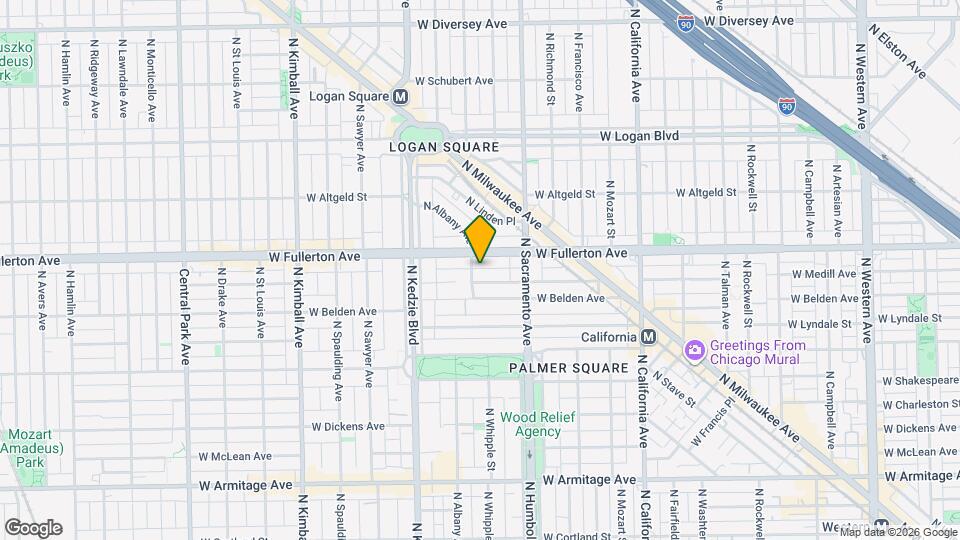 2329 N Albany Ave Map and Location Details