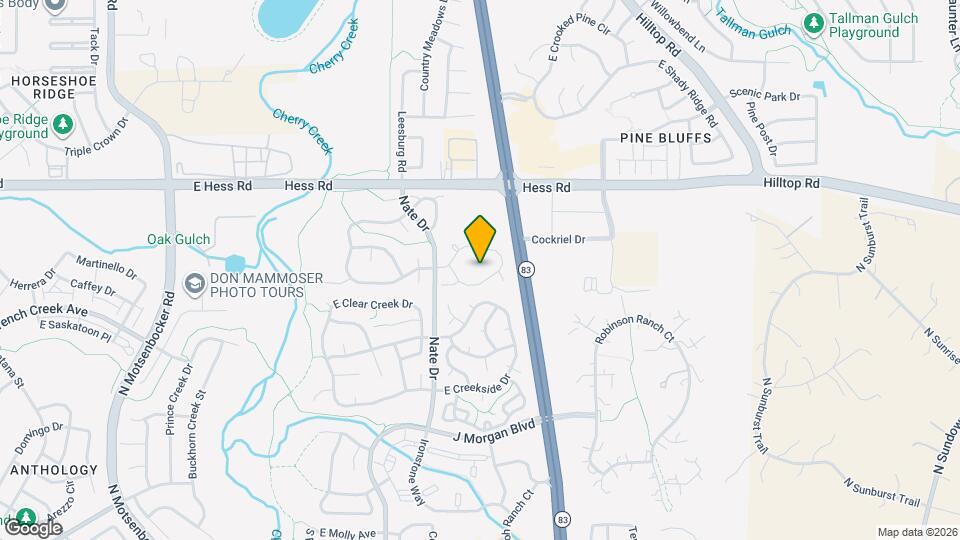 12450 S Hollow Creek Ct Map and Location Details