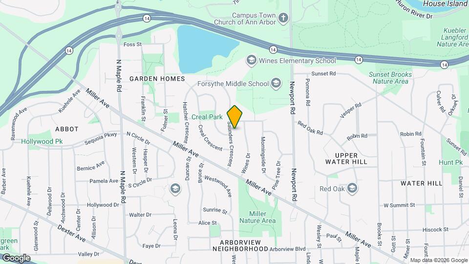 1404 Saunders Crescent Map and Location Details