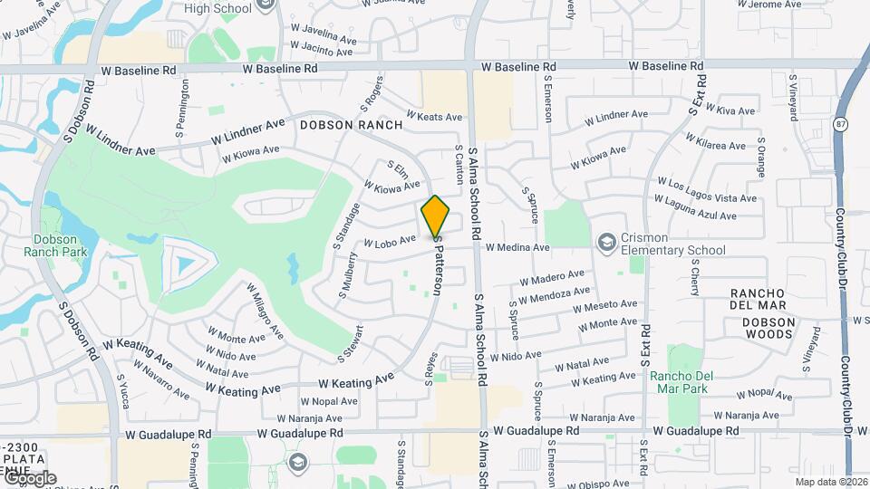 2366 S Patterson Map and Location Details