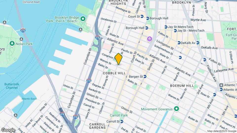 189 Warren St Mapa y Detalles de la Ubicación