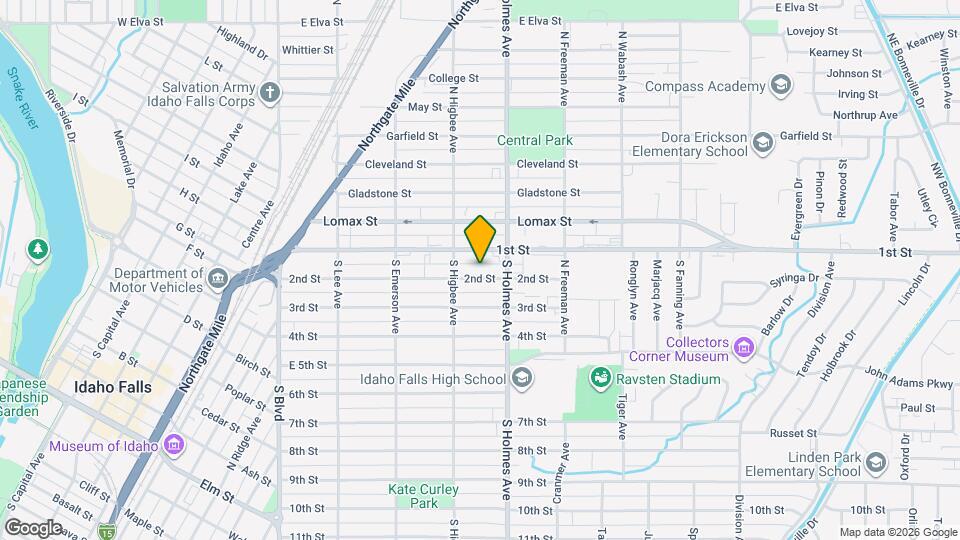 445 2nd St Map and Location Details