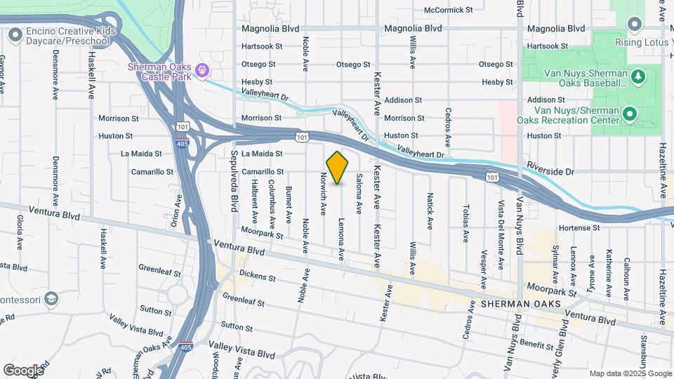 4739 Lemona Ave Map and Location Details
