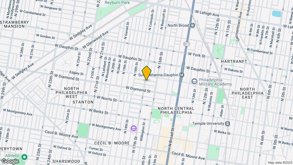 2123 N 17th St Map and Location Details