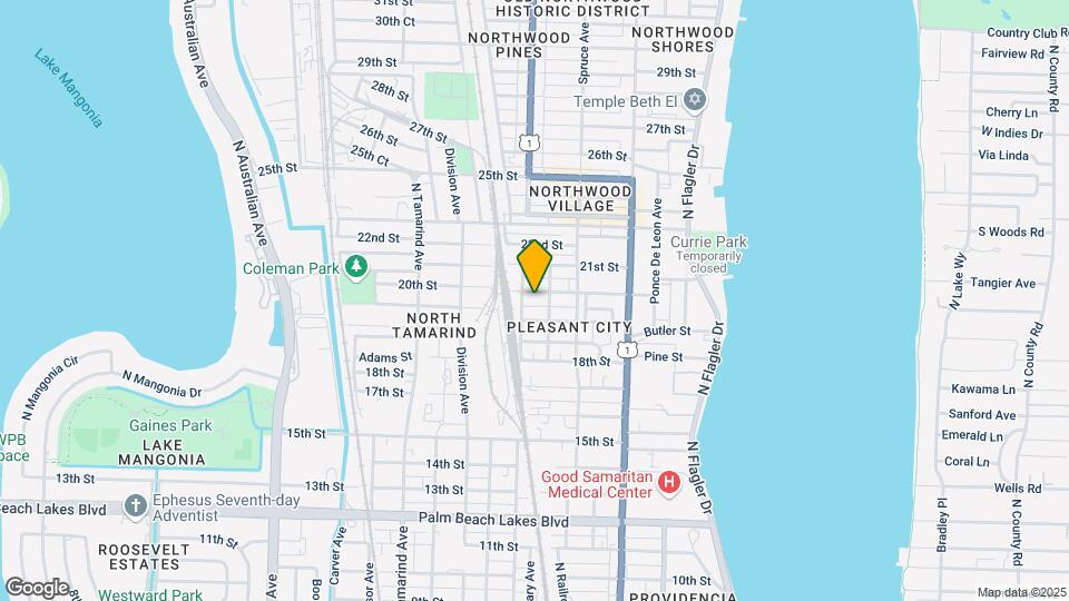 620 20th St Map and Location Details
