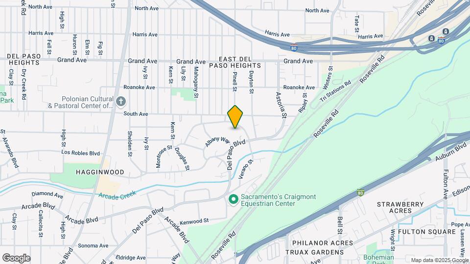 3535 Del Paso Blvd Map and Location Details