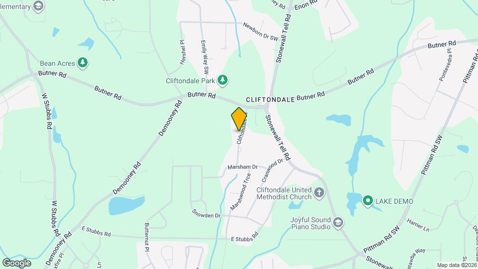 3920 Cliftondale Pl Map and Location Details