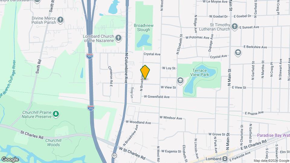 440 W Meadow Ave Map and Location Details