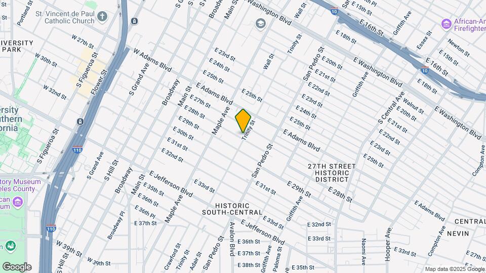 2705 Trinity St Map and Location Details