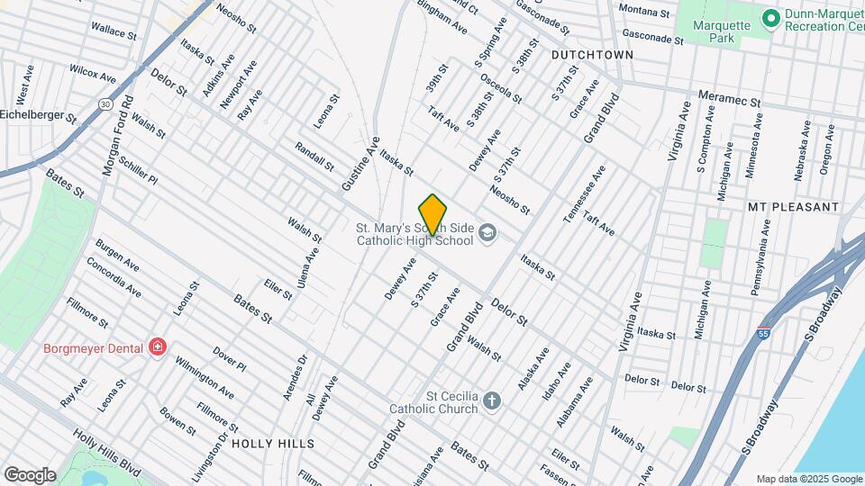3733 Delor St Map and Location Details