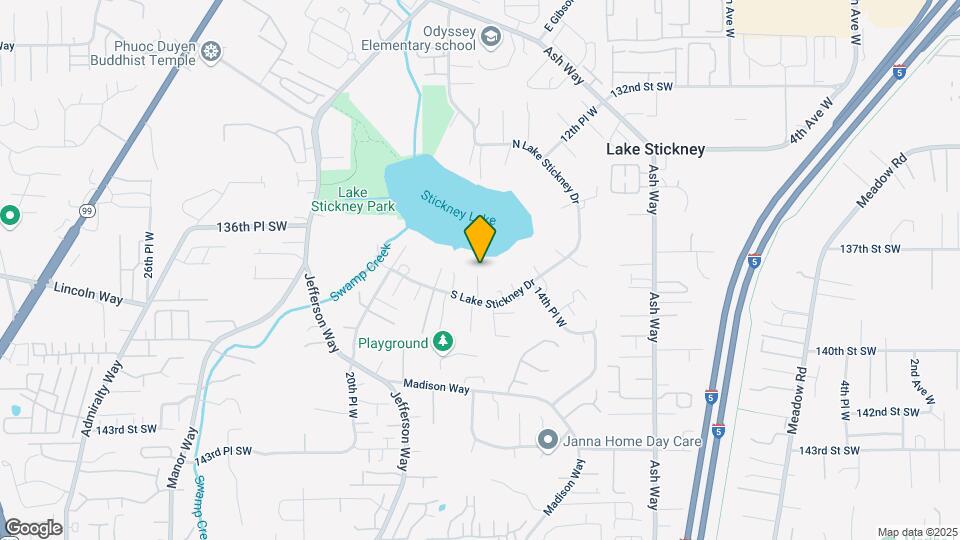 1603 S Lake Stickney Dr Map and Location Details