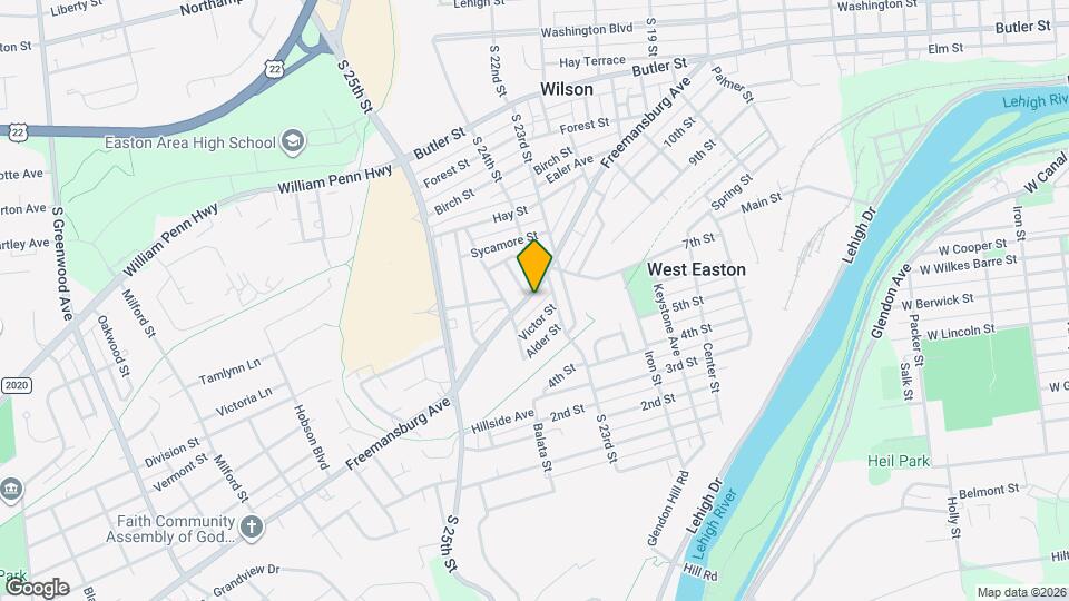 2422 Freemansburg Ave Map and Location Details