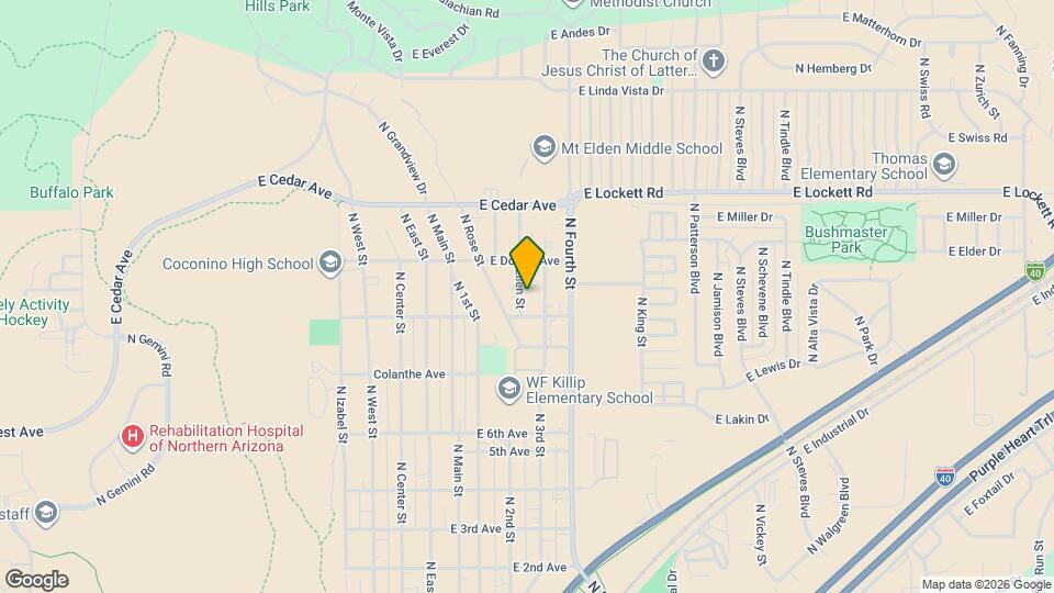 2730 N Ellen St Map and Location Details