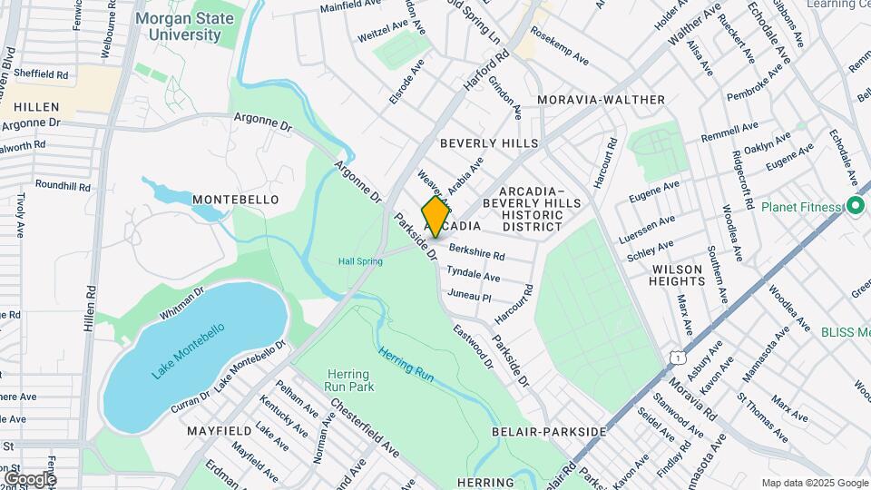 3100 Berkshire Rd Map and Location Details