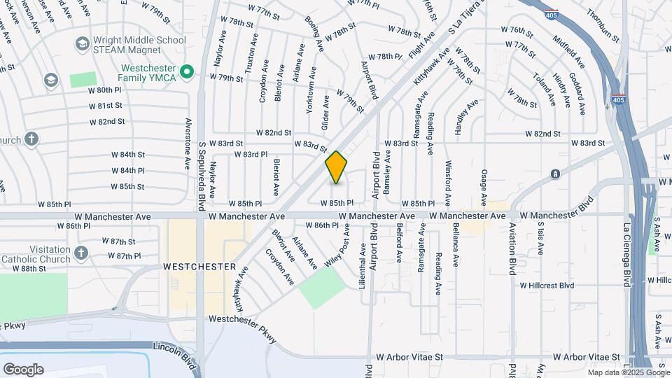 8422 Glider Ave Map and Location Details