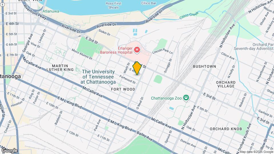 1033 E 5th St Map and Location Details