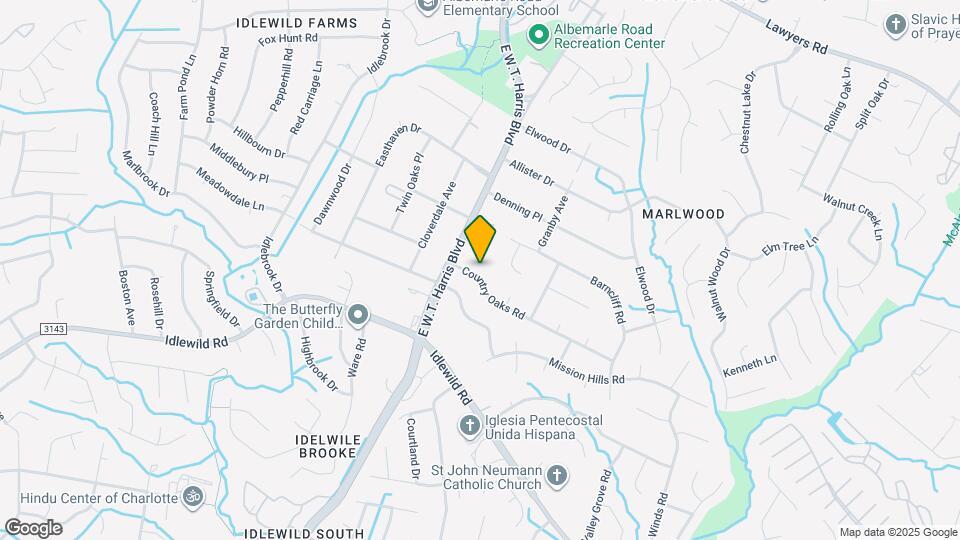 8027 Country Oaks Rd Map and Location Details