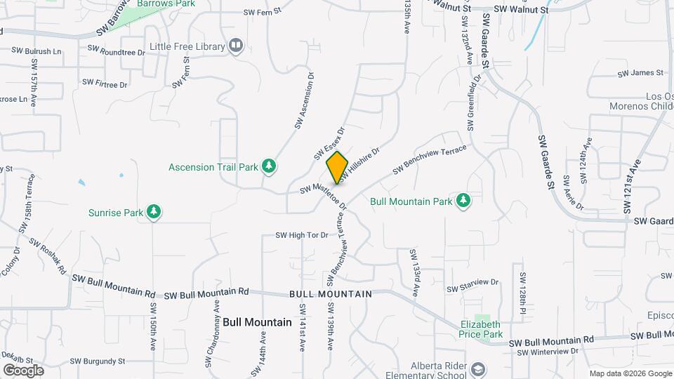 13796 SW Hillshire Dr Map and Location Details