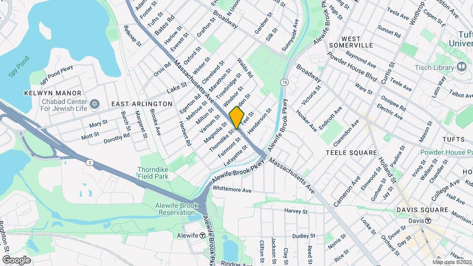 80 Massachusetts Ave, Unit 80 Map and Location Details