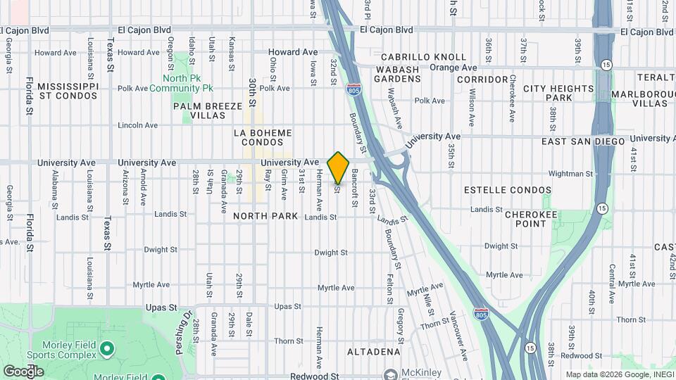 3779 32nd St Map and Location Details